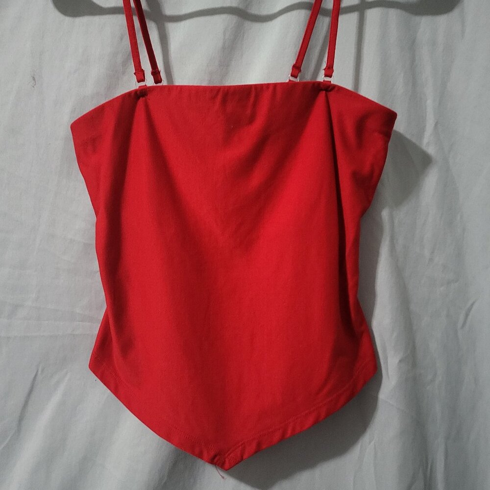 No Boundaries Red Tank Top